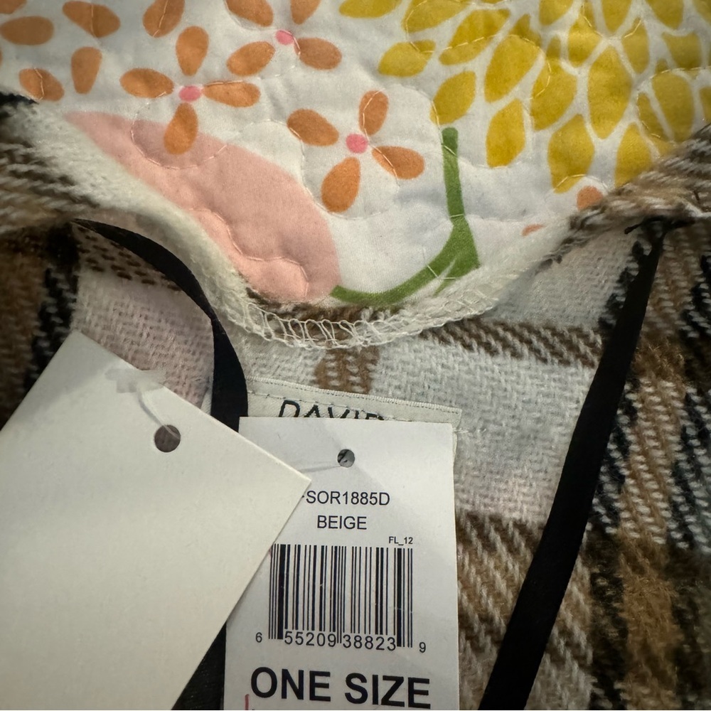 NWT one size women’s paid blanket wrap tied waist for fall - Picture 3 of 6